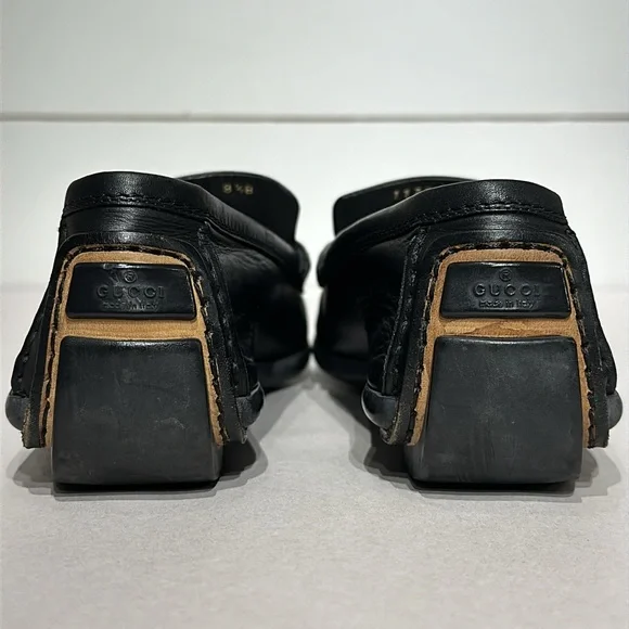 Gucci Horsebit Accent Leather Moccasins - Picture 5 of 13